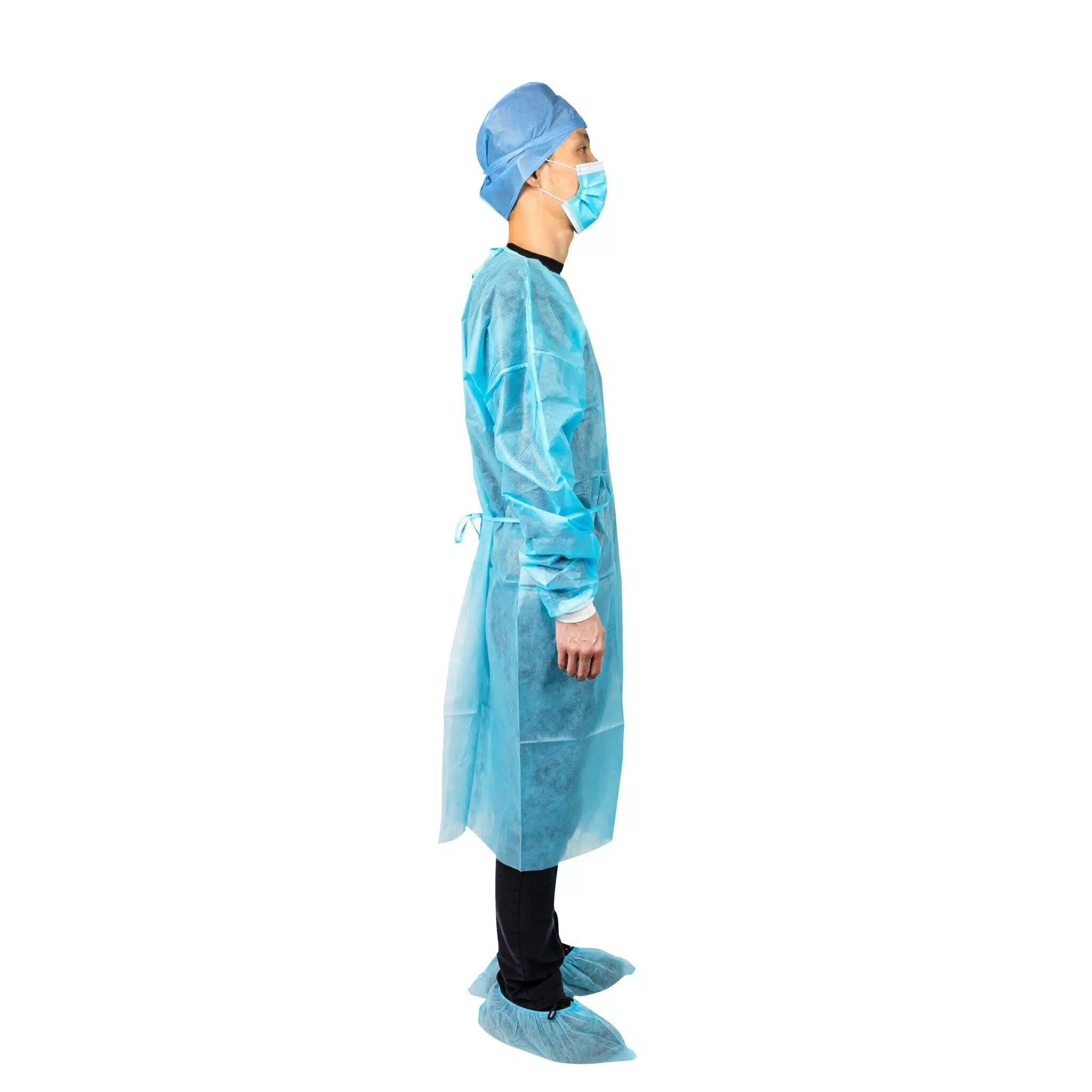 Disposable PP nonwoven isolation gown - Imagem 2