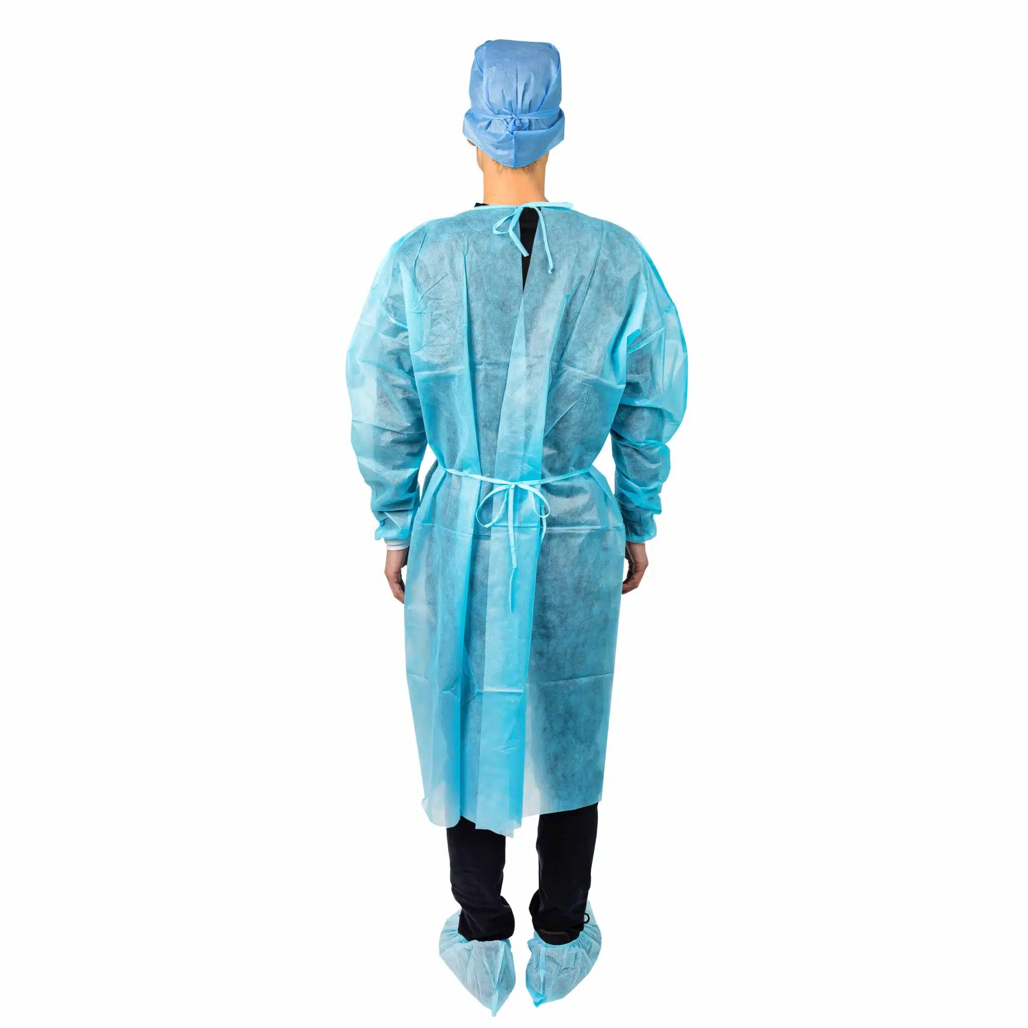 Disposable PP nonwoven isolation gown - Imagem 3