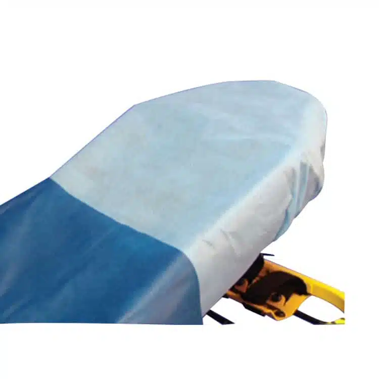 Disposable heavy duty fitted cot sheets, stretcher sheets – Image 4