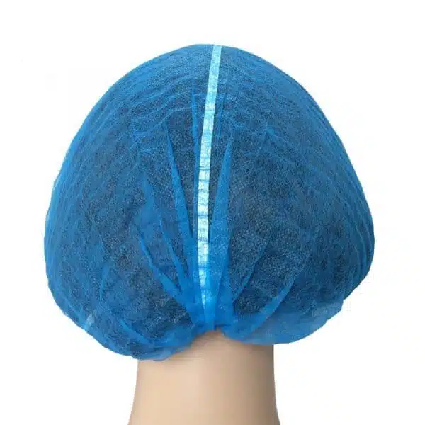 Disposable non woven detectable clip cap with metal strip - Image 3