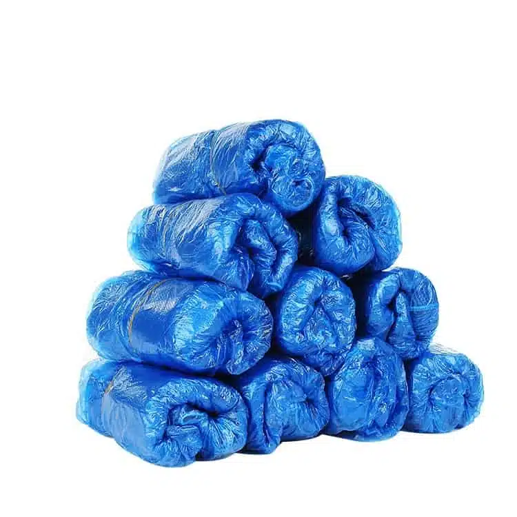 Disposable waterproof plastic shoe cover - Imagem 5