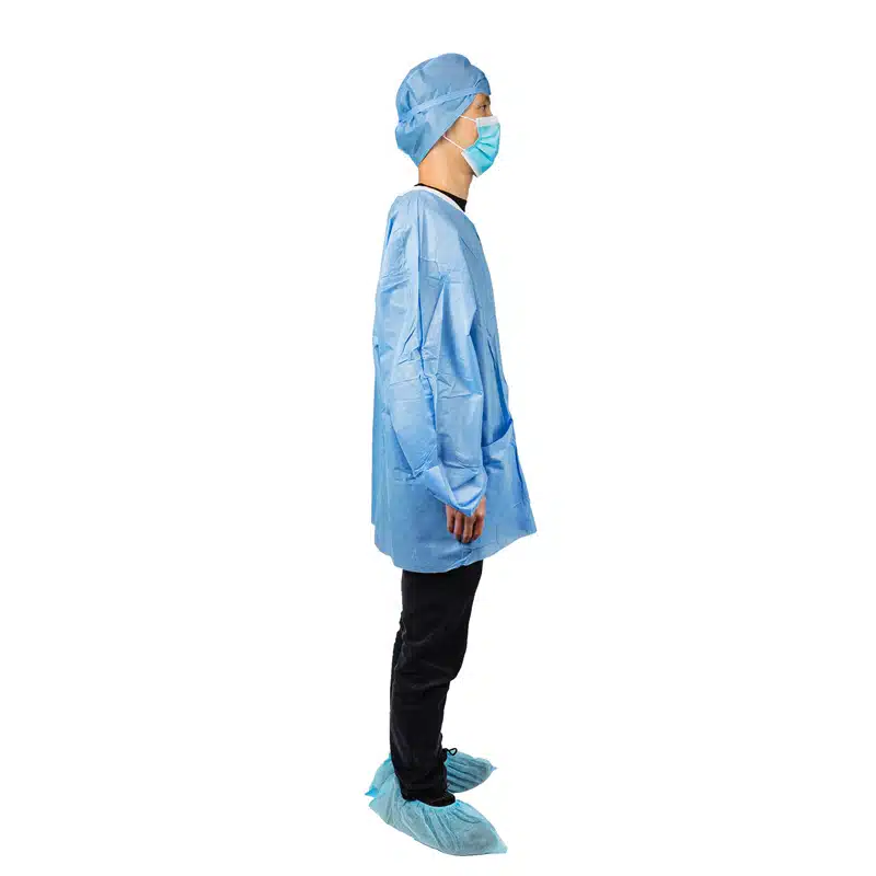 Disposable SMS non woven lab coat - Image 2