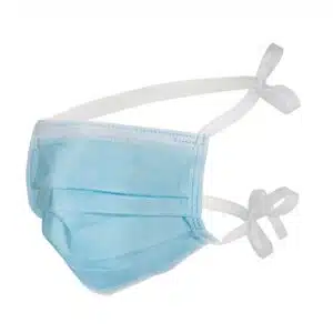 Non woven surgical mask with tie on