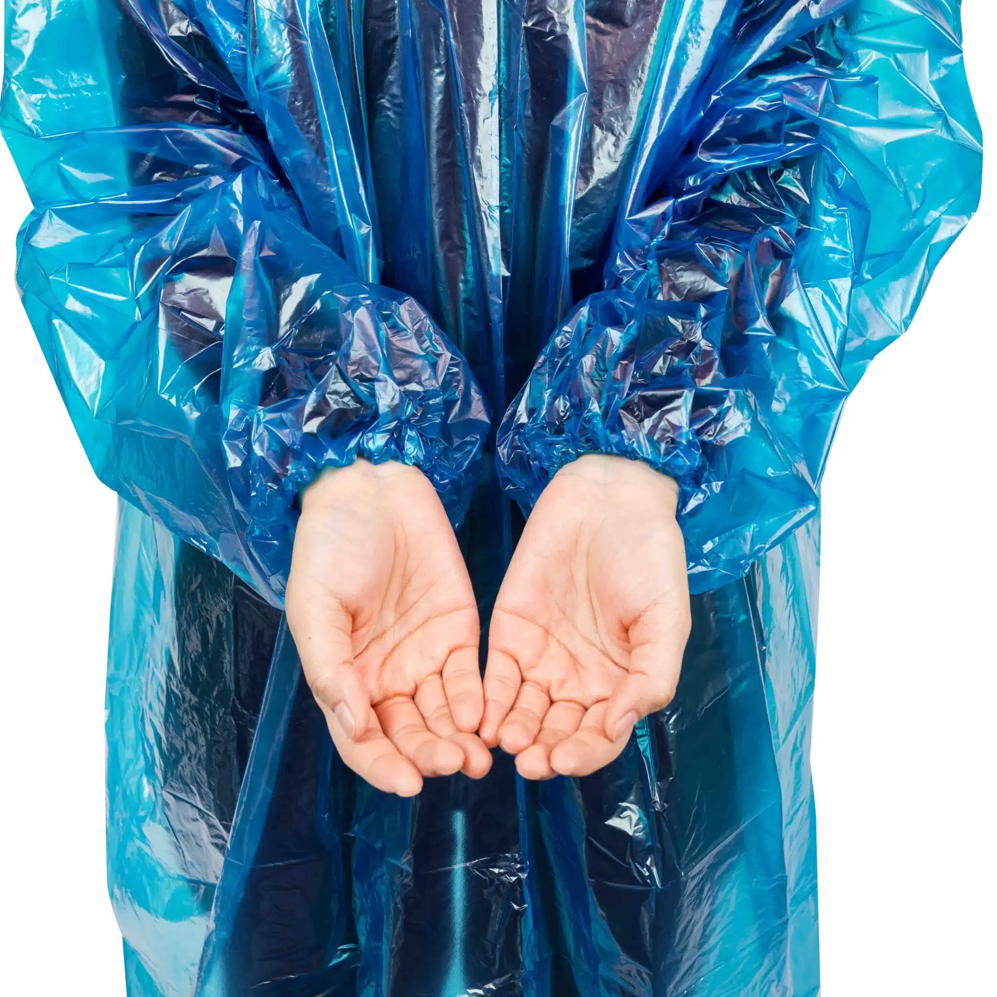 Disposable waterproof plastic rain coat - Imagem 4