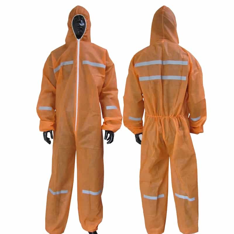 Disposable safety clothing/coverall with reflective tape - YouFu Medical