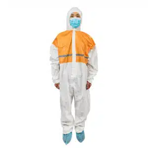 Disposable coverall suit full body protective from hazmat