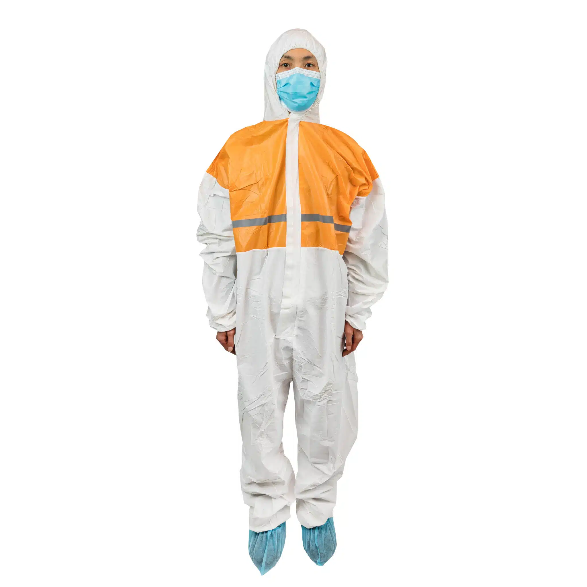 Disposable coverall suit full body protective from hazmat