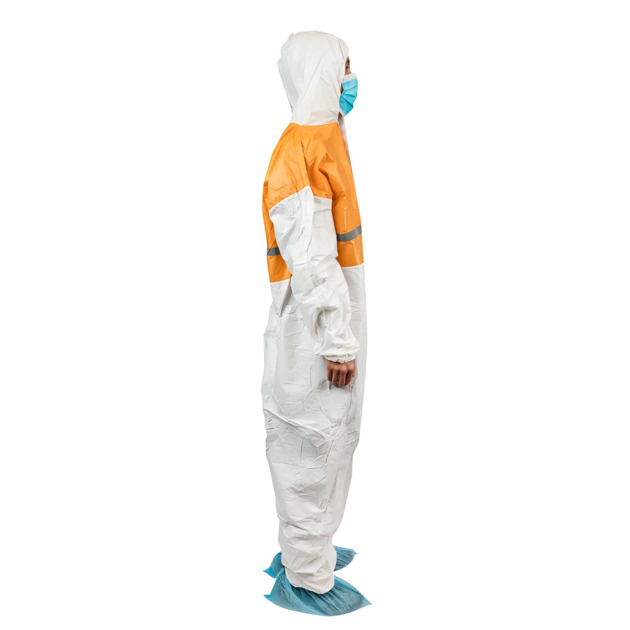 Disposable coverall suit full body protective from hazmat - 画像 (2)