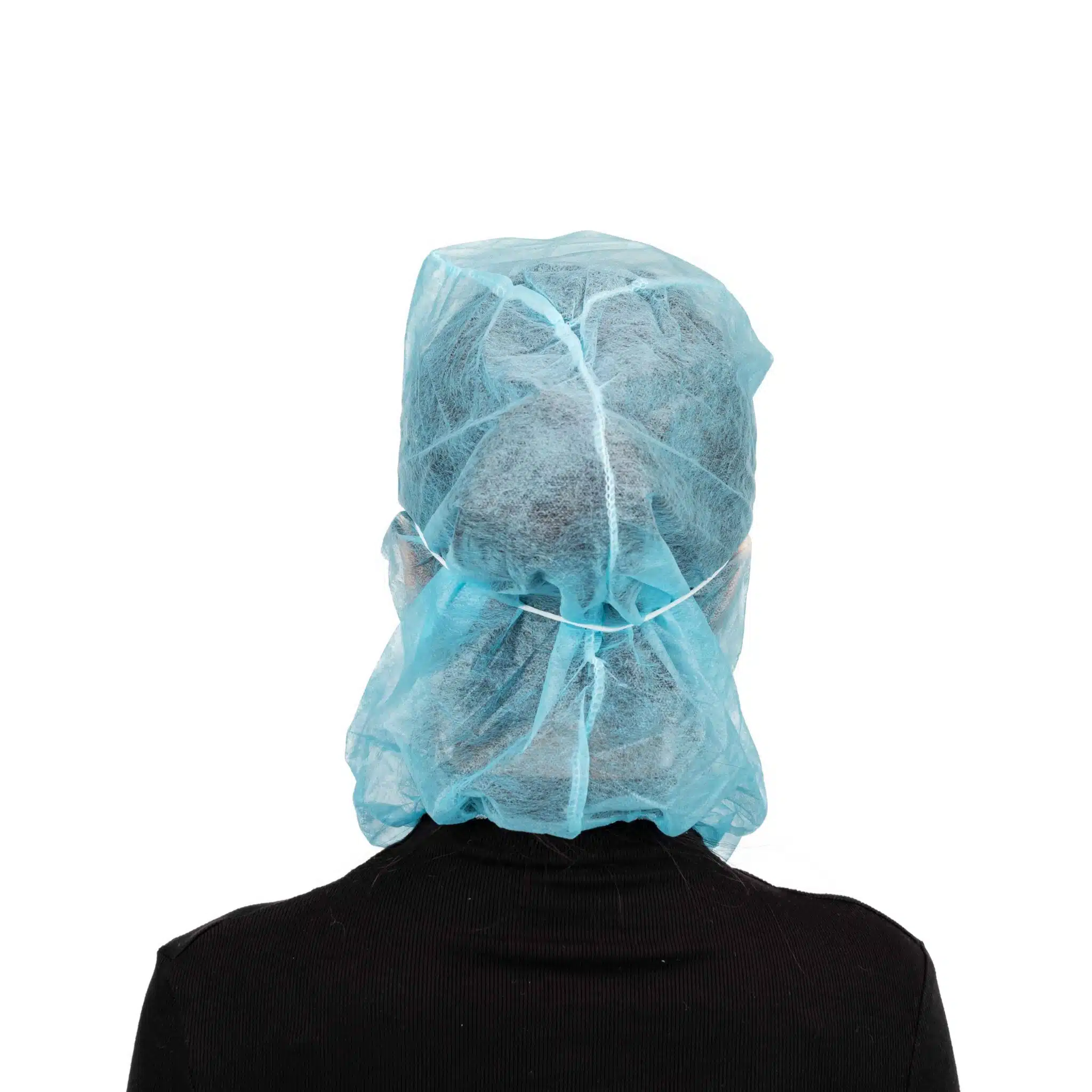 Disposable non woven astronaut cap with face mask - Imagen 3