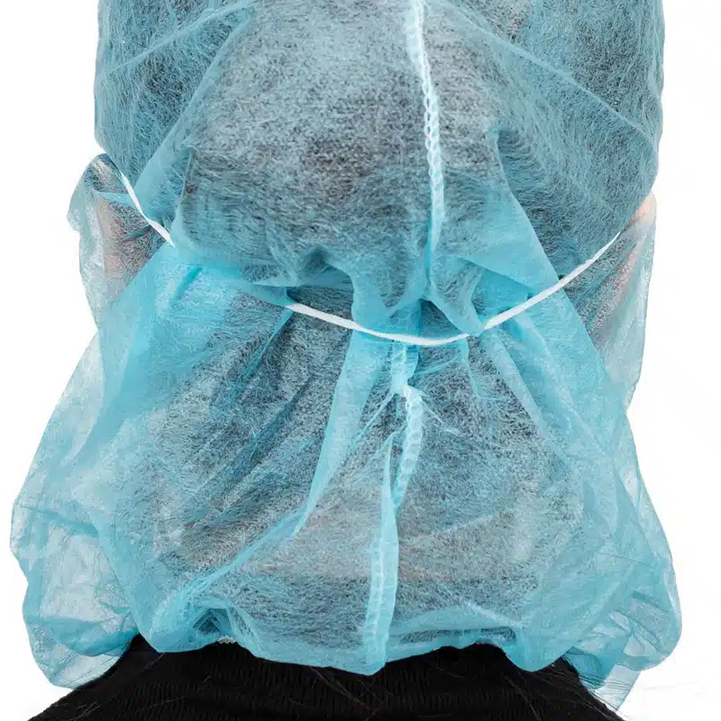 Disposable non woven astronaut cap with face mask - Imagen 4