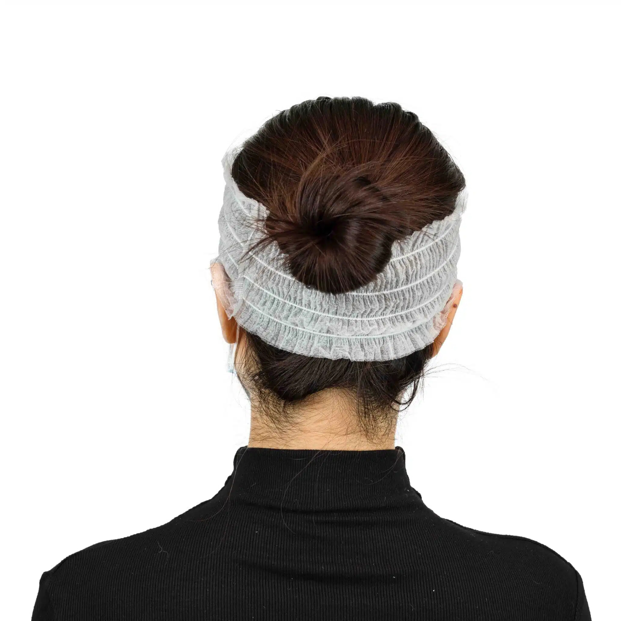Disposable non woven hair band with elastic - Imagem 2