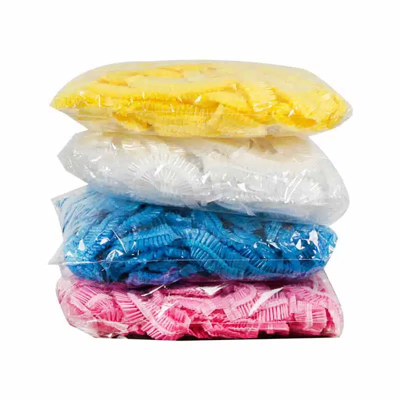 Disposable waterproof plastic shower cap - Image 6
