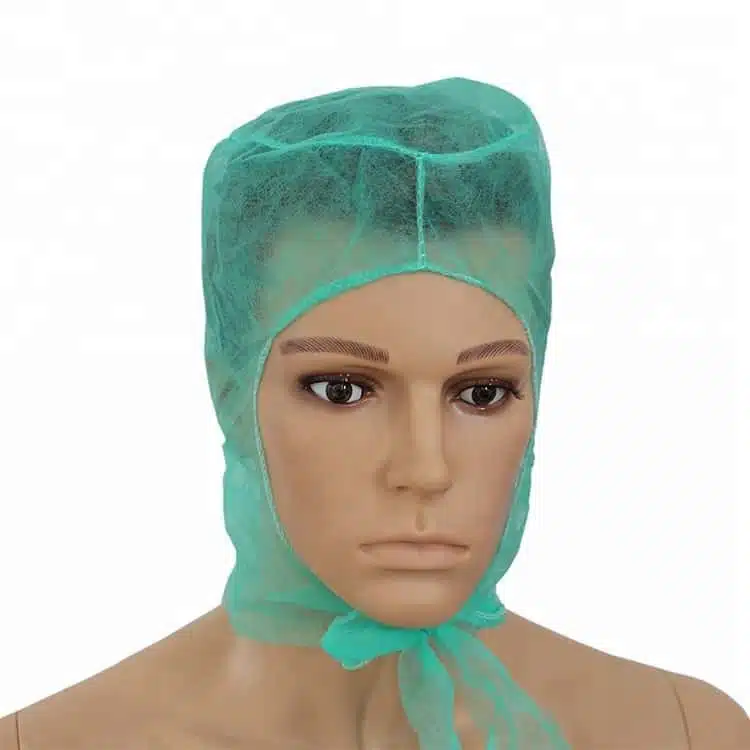Disposable non woven astronaut cap with ties - Image 2