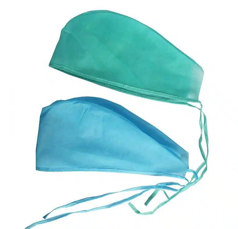Disposable non woven doctor cap with back tie – Image 3