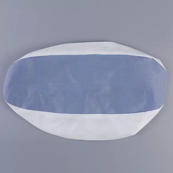 Disposable non woven anti skid boot cover with PVC sole – Image 2