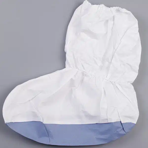 Disposable non woven anti skid boot cover with PVC sole – Image 3