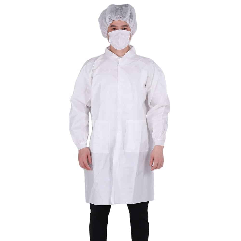 Disposable non woven Microporous Lab Coat YouFu Medical