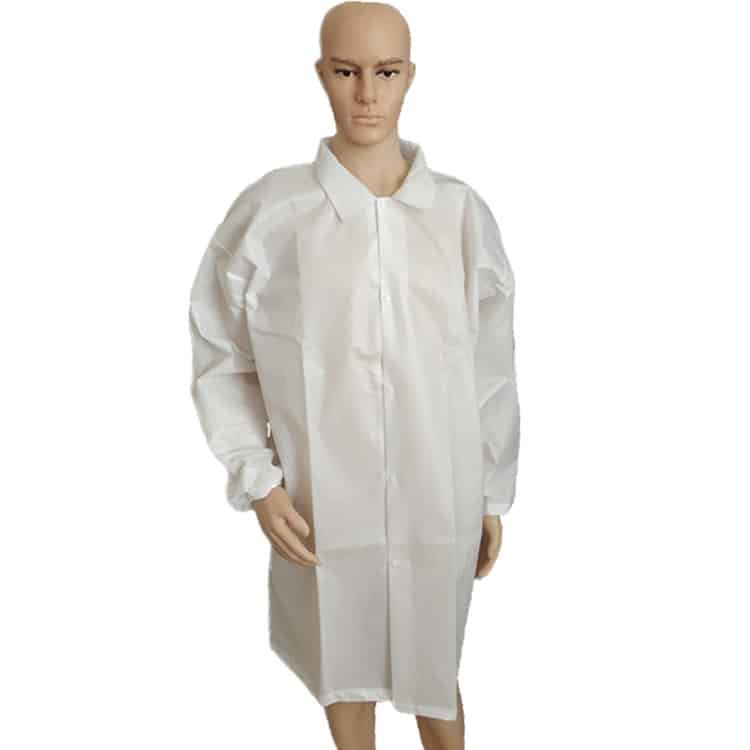 Disposable non woven Microporous Lab Coat - YouFu Medical