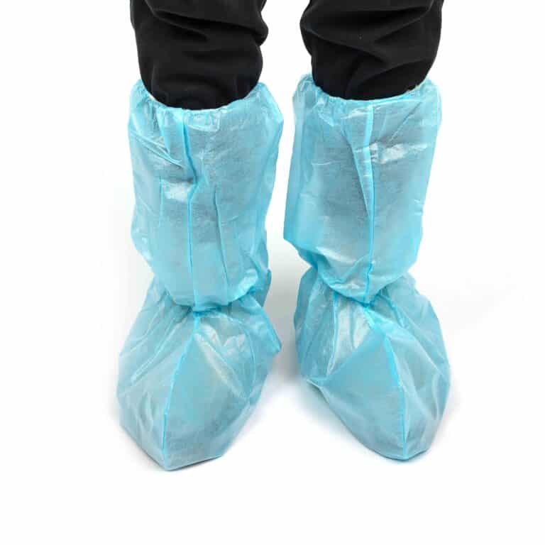 Anti Static Shoe Covers - Disposable non woven anti slip shoe cover