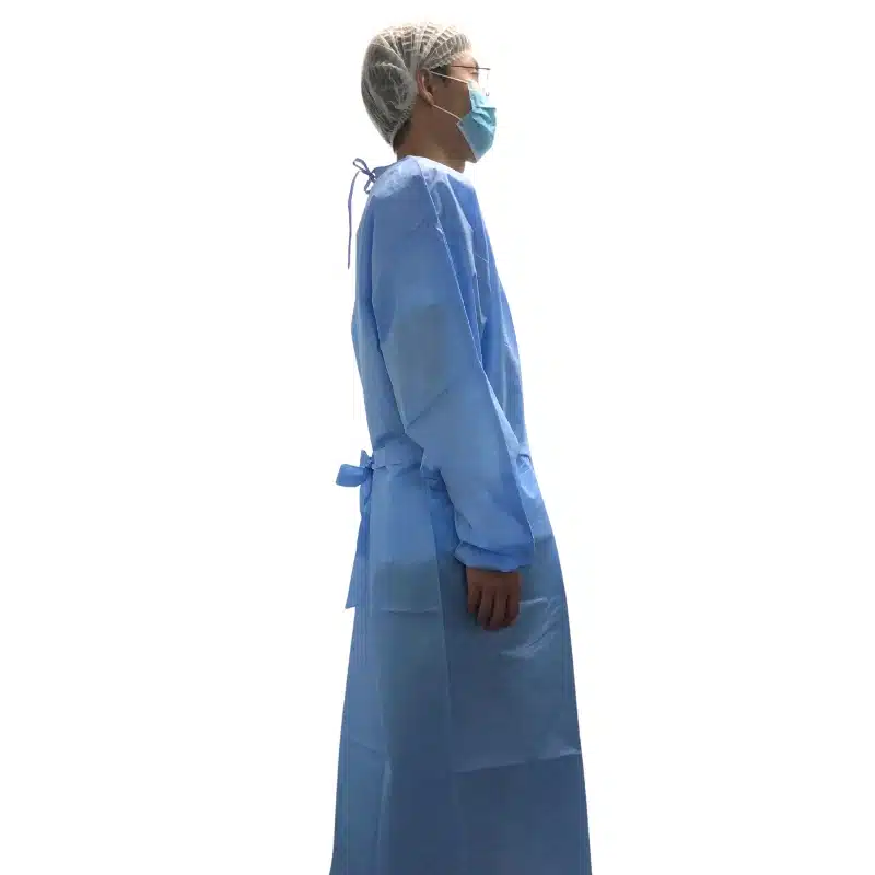 AAMI level 3 non woven SMMS gown - Imagem 2