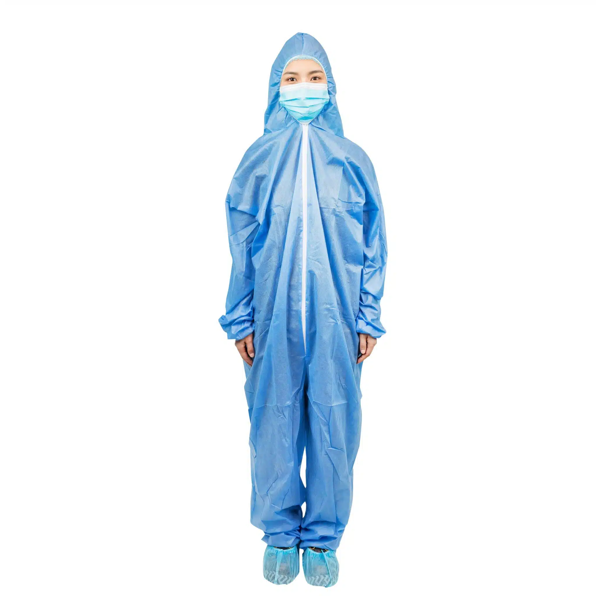 Disposable SMS non woven protective coverall - Image 2