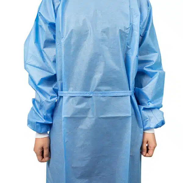 AAMI Level 2 non woven SMS isolation gown — изображение 4