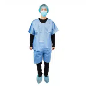 Disposable non woven scrub suit