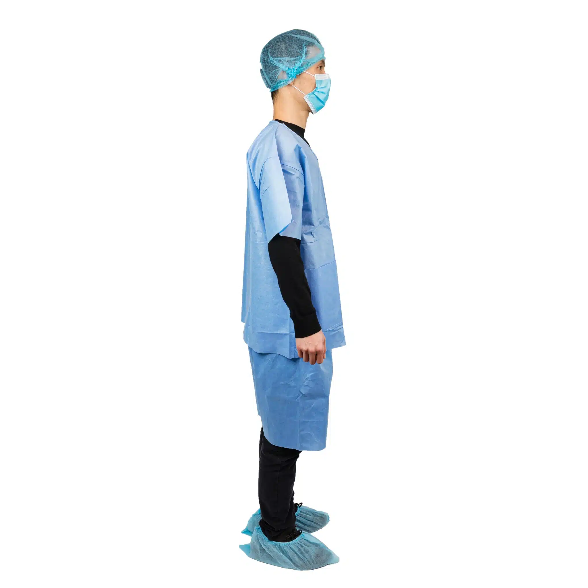 ⁦Disposable non woven scrub suit⁩ - الصورة ⁦2⁩