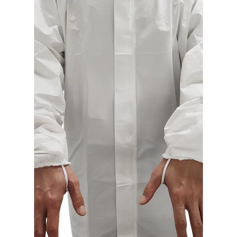 Disposable non woven Microporous lab coat – Image 5
