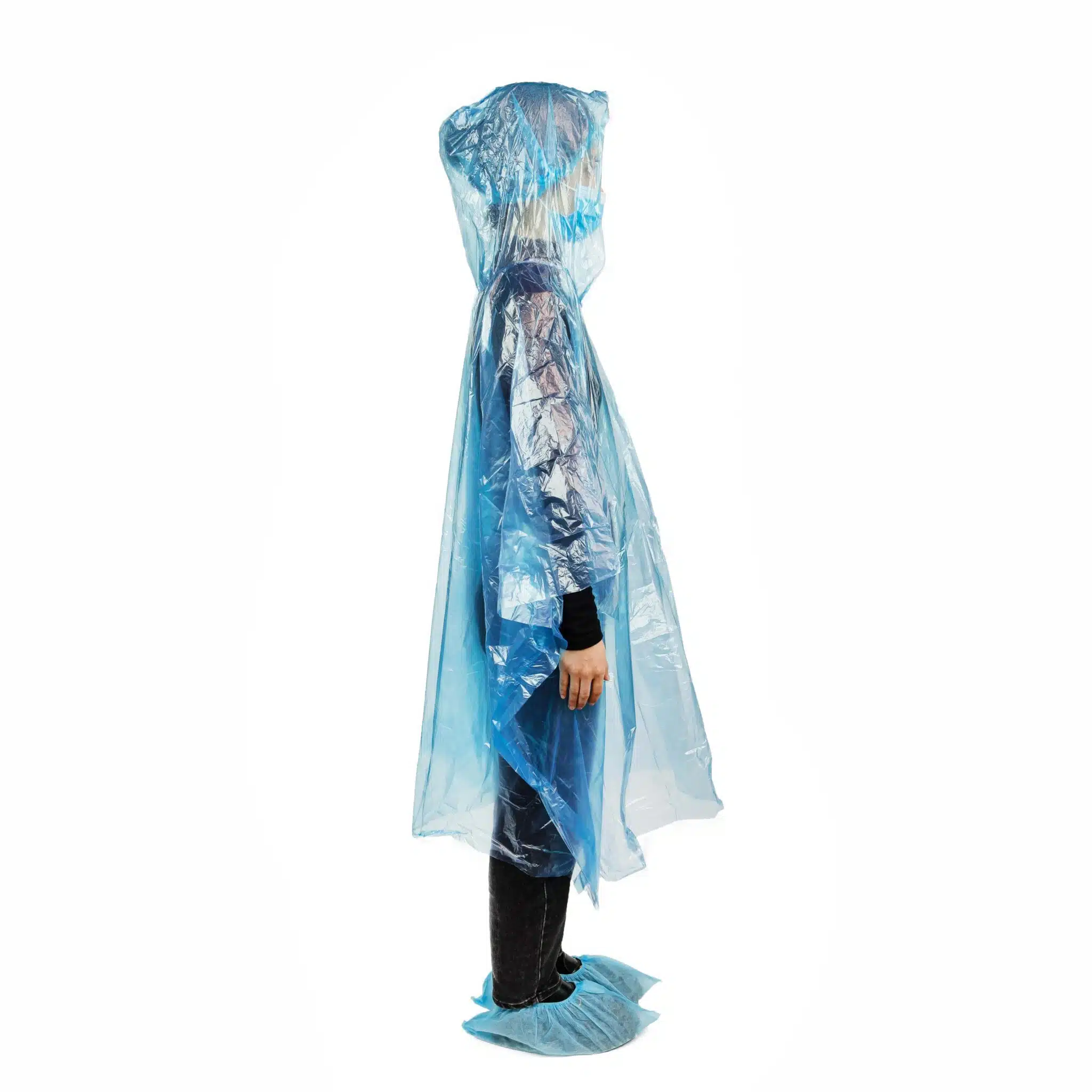 Disposable plastic rain poncho - Imagen 3