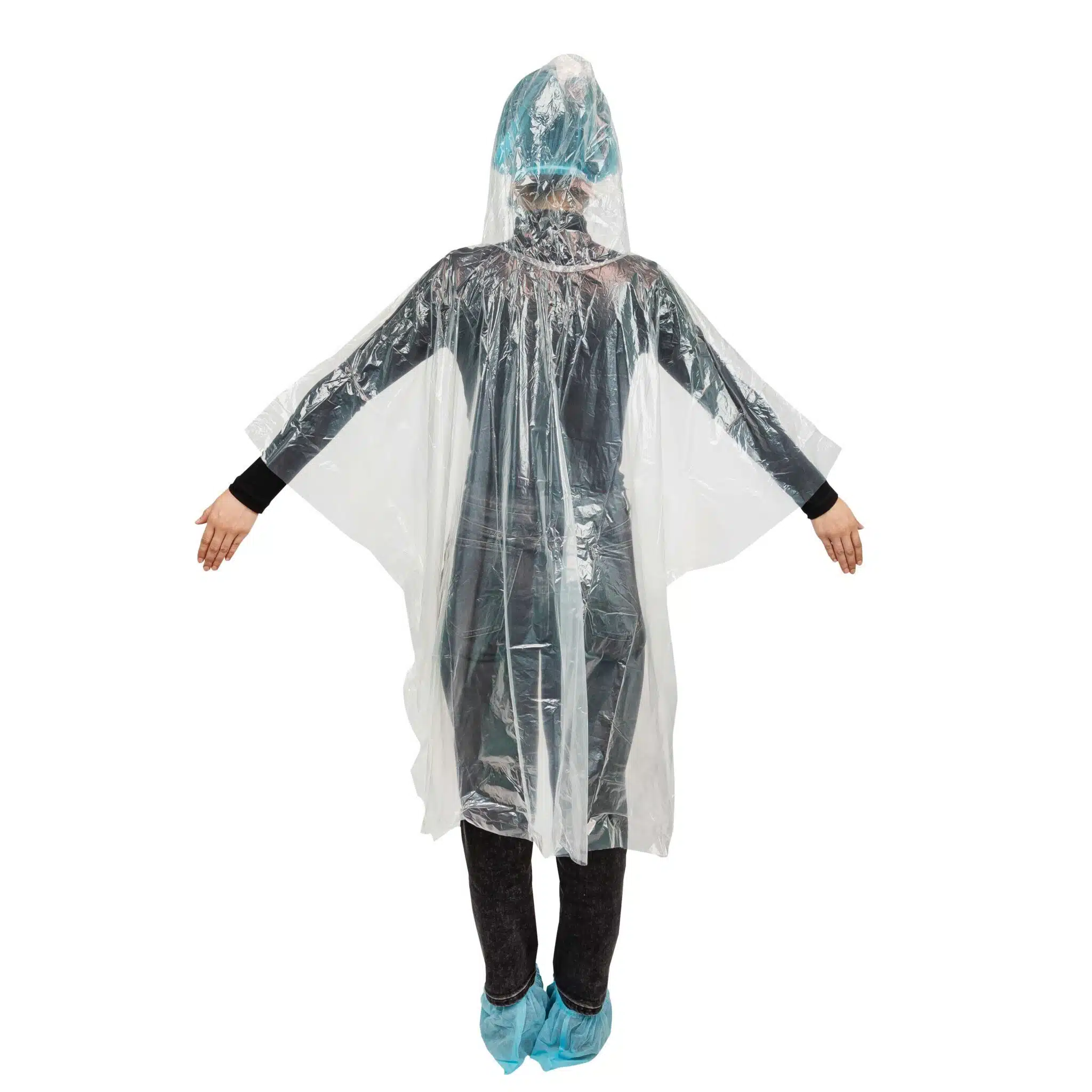 Disposable plastic rain poncho - Imagen 5