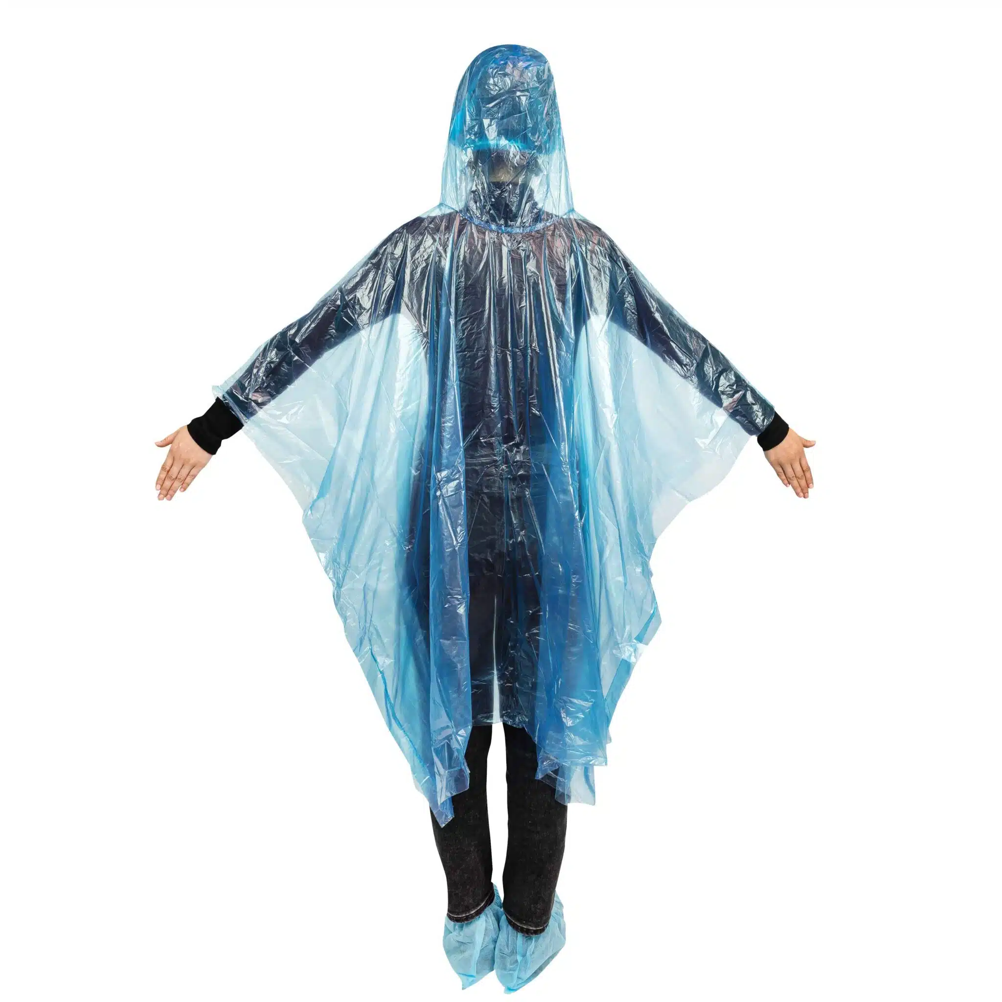 Disposable plastic rain poncho - Imagen 2