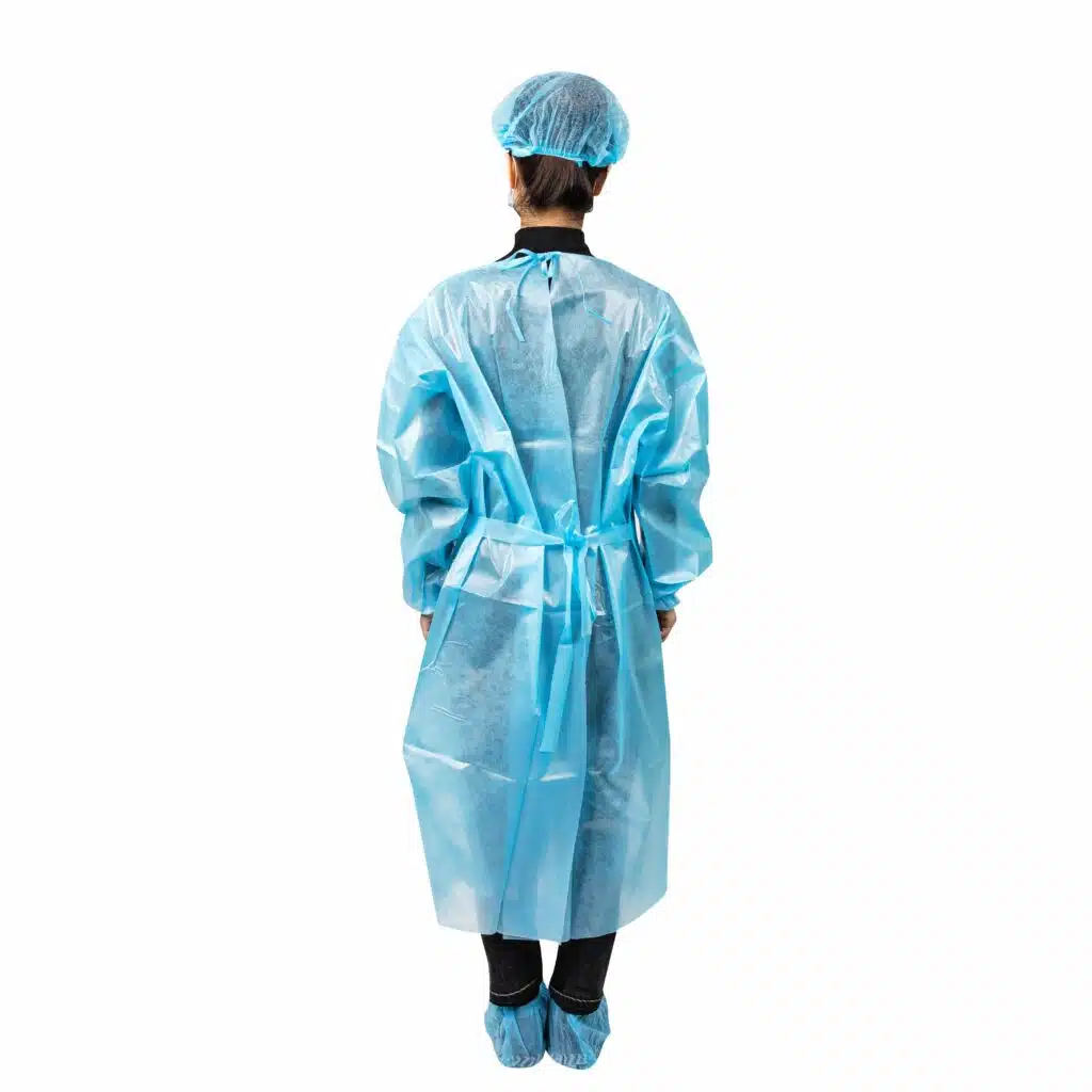 SPYLX Isolation Gown – 10 Count of Disposable Medical Gowns, Blue  Latex-free, Perfect for Hospitals, Medical