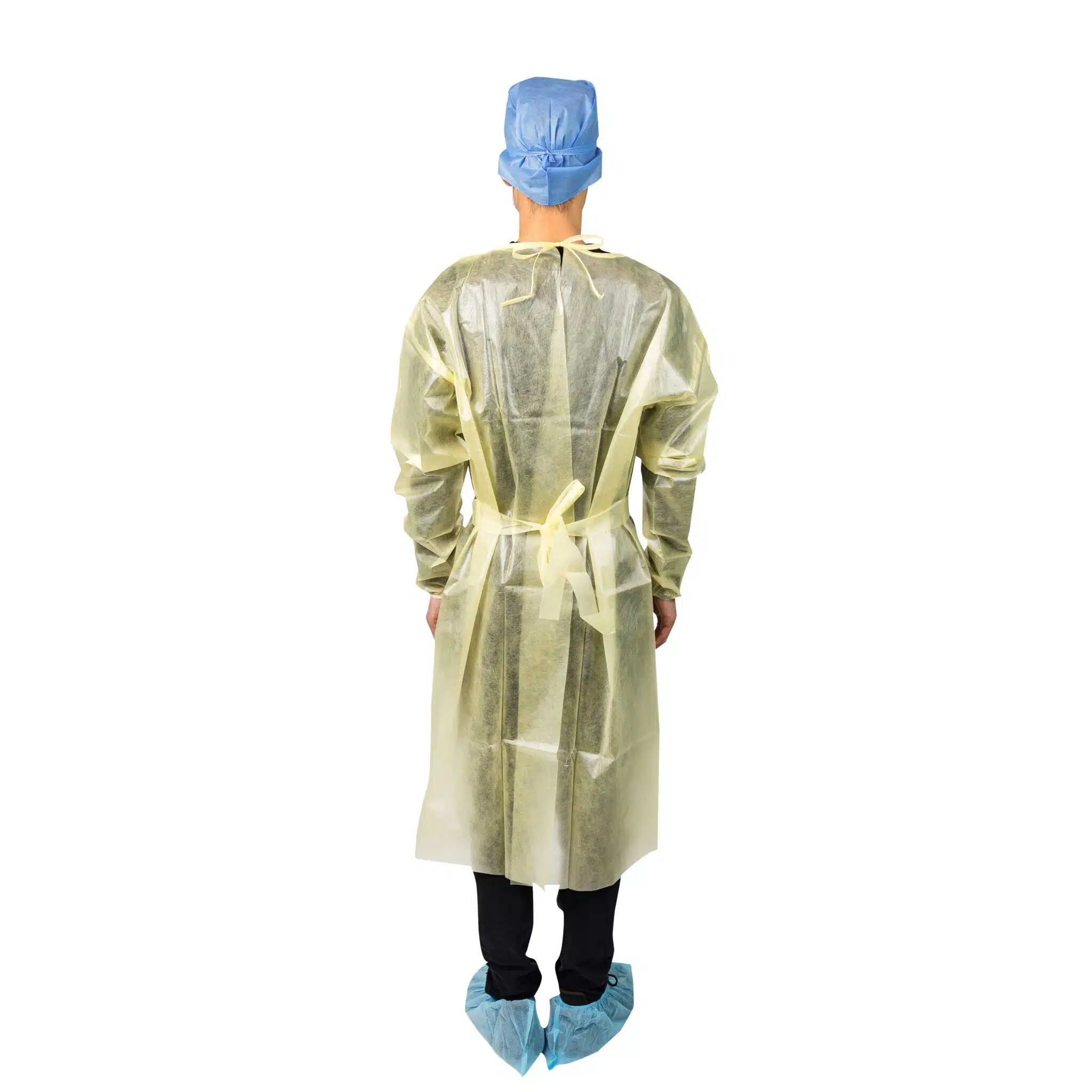 AAMI Leve 1 standard PP+PE isolation gown – Image 2