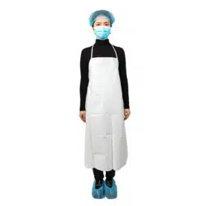 Microporous non woven apron