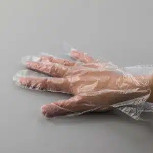 Gant plastique CPE à usage unique