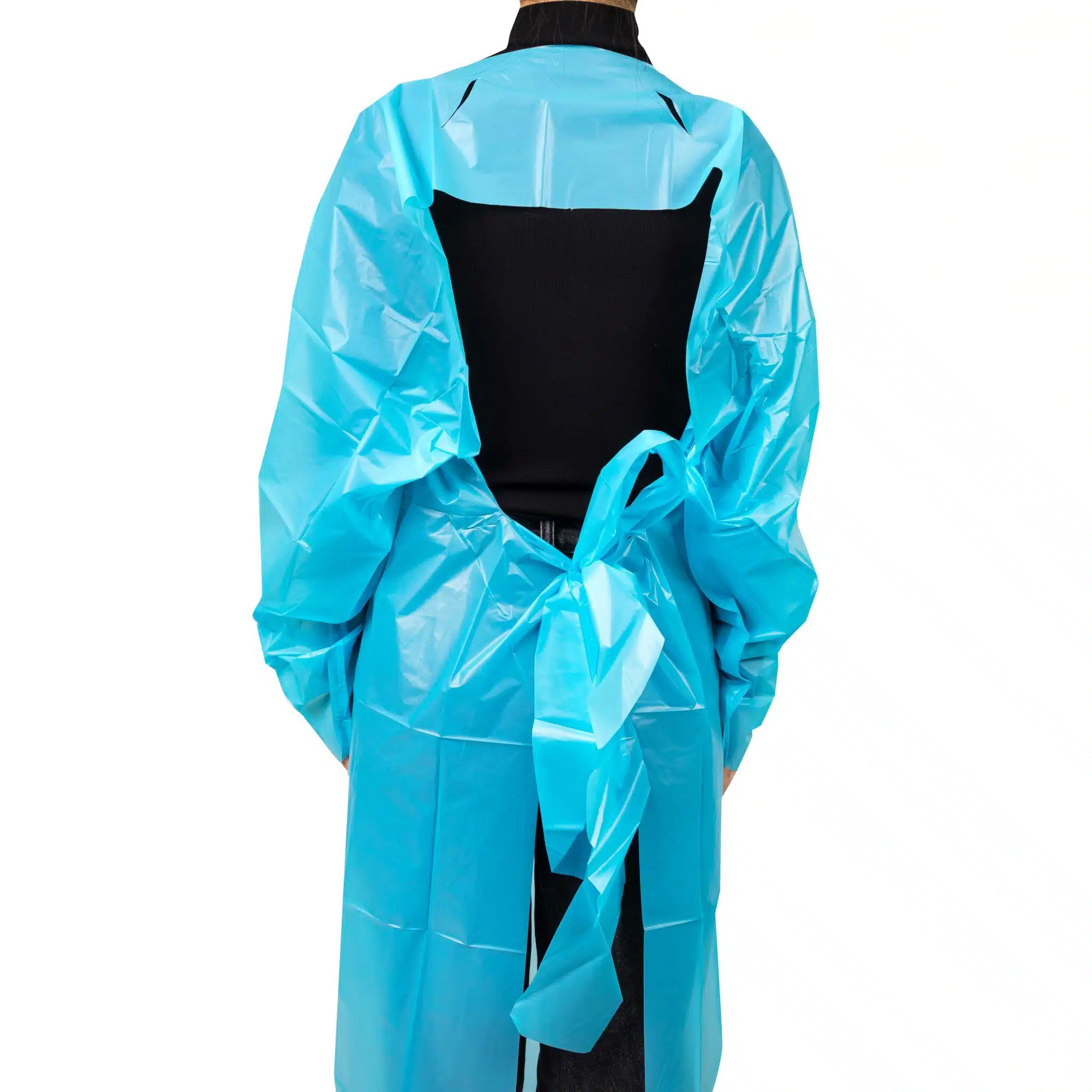 ⁦Disposable CPE isolation gown AAMI level 1 standard⁩ - الصورة ⁦4⁩