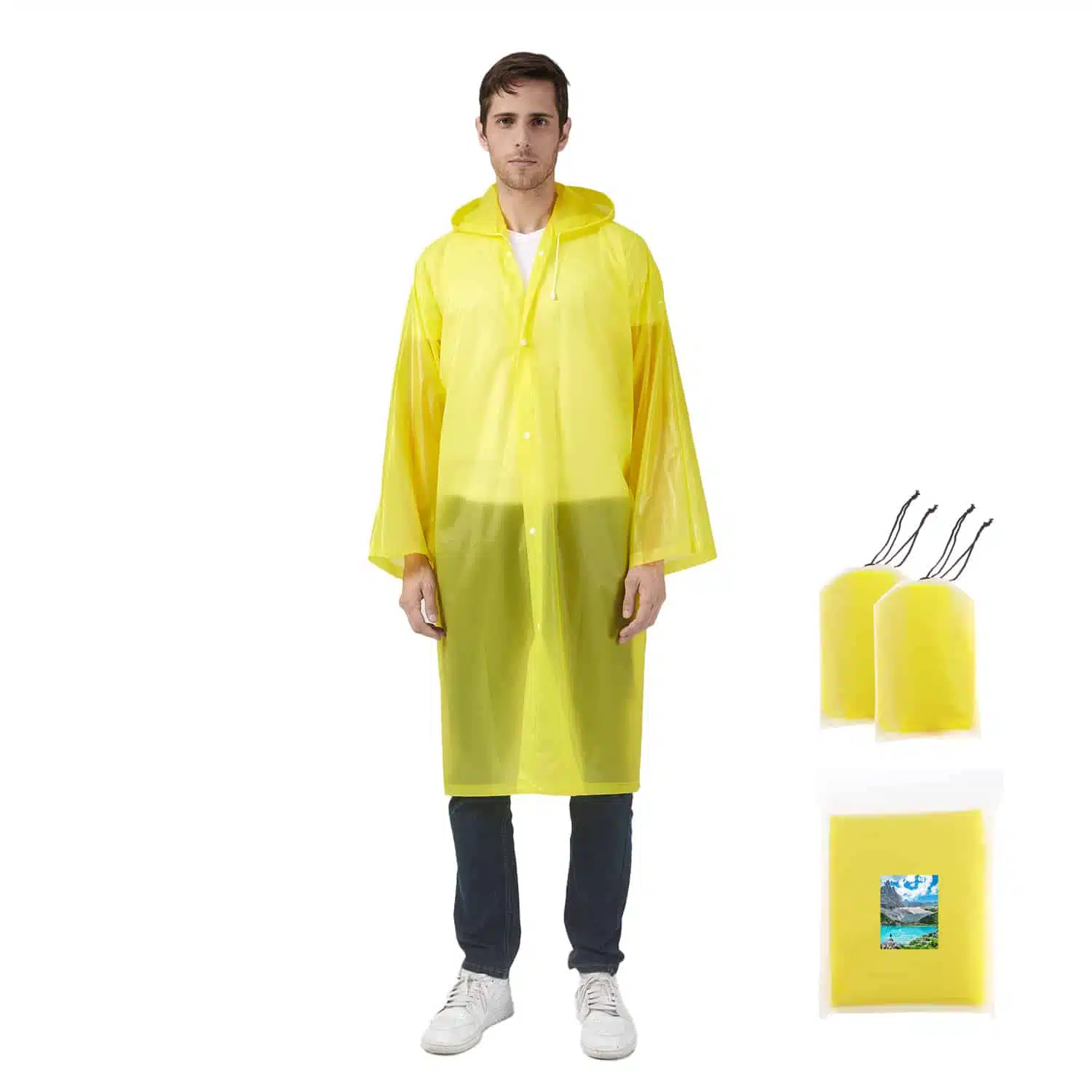 Top quality EVA rain coat - Imagem 2