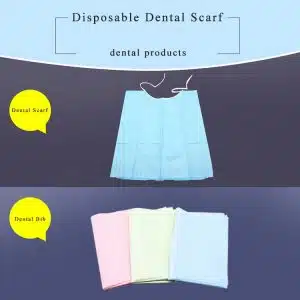 مريلة أسنان يمكن التخلص منها ووشاح أسنان يمكن التخلص منه