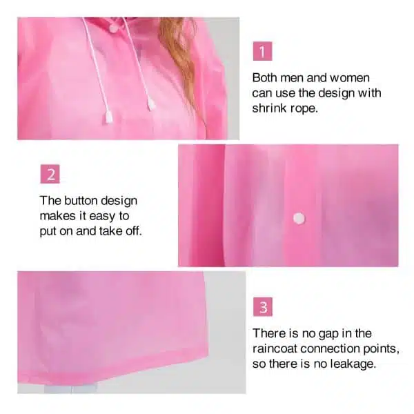 ⁦Top quality EVA rain coat⁩ - الصورة ⁦6⁩