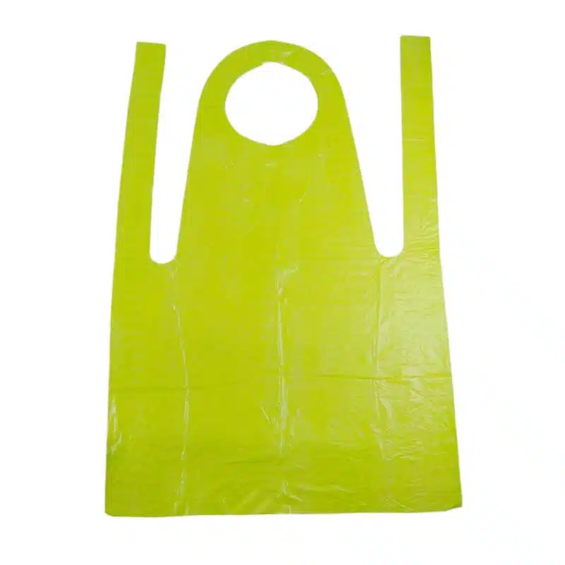 Disposable colorful plastic CPE apron - Imagem 3
