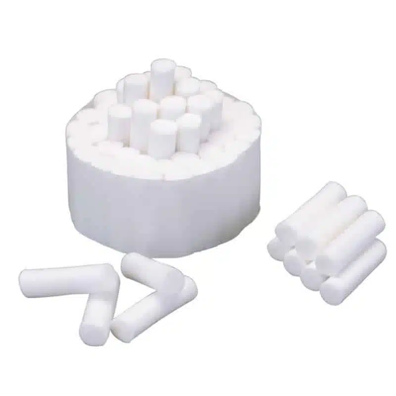 Disposable good absorbent dental cotton roll