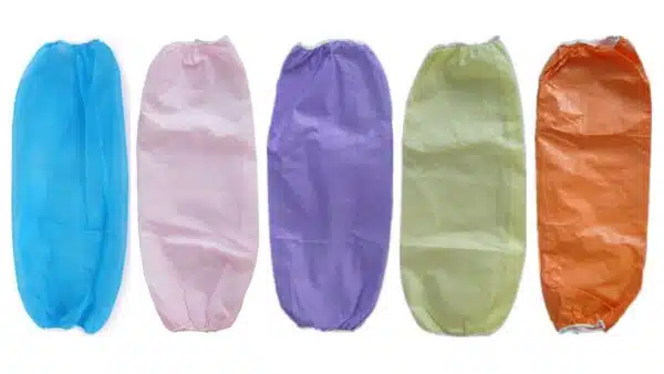 ⁦PPE protective sleeves, disposable arm sleeve cover⁩ - الصورة ⁦5⁩