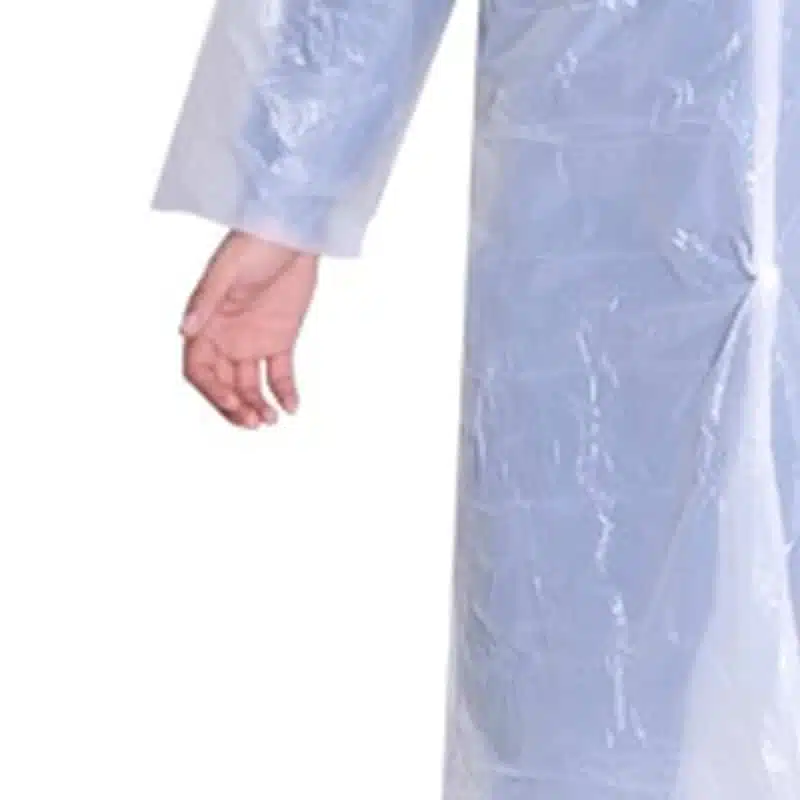 Disposable polyethylene laboratory coats - 画像 (4)