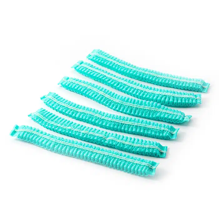 Non woven bouffant crimp cap with double elastic - Image 5