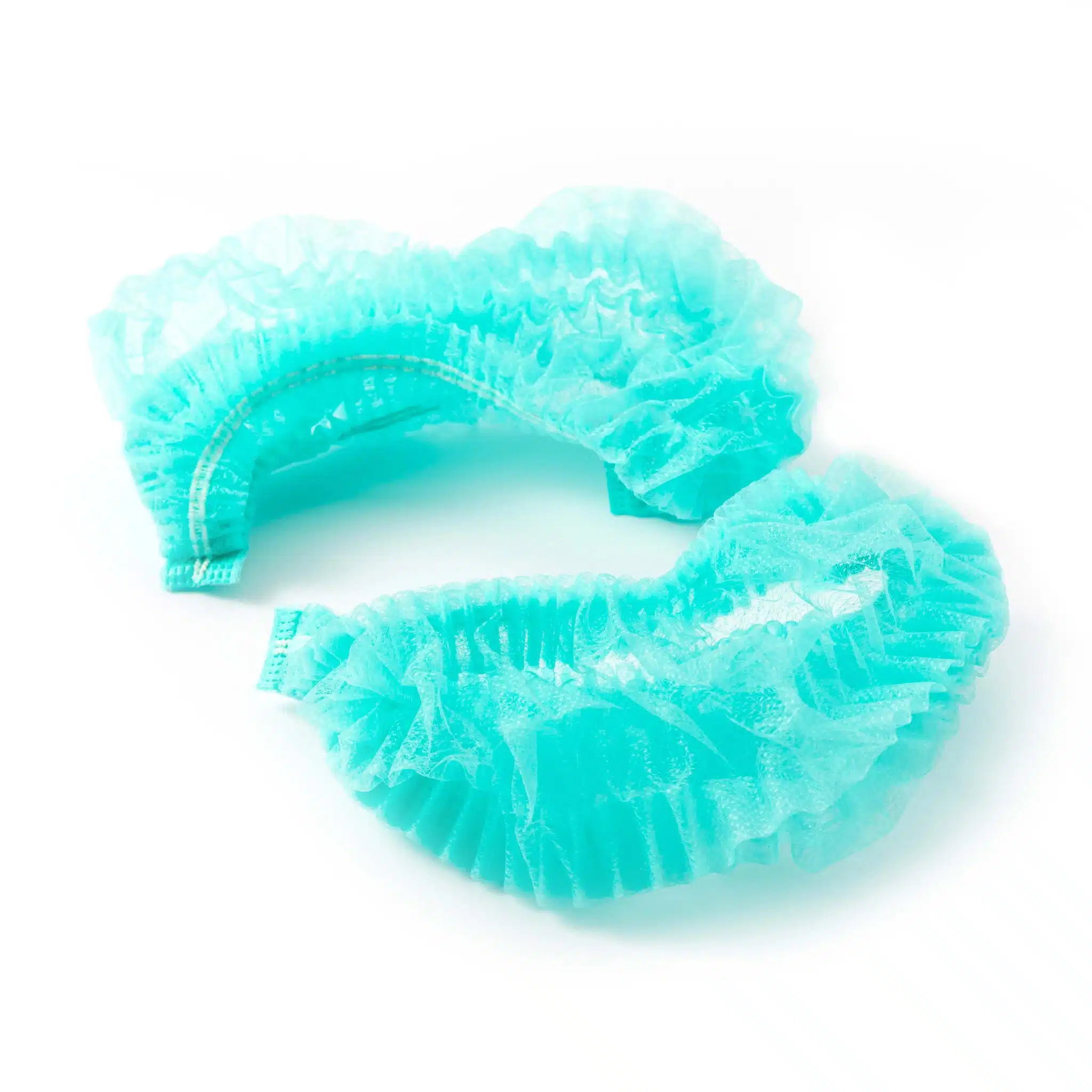 Non woven bouffant crimp cap with double elastic - Image 4