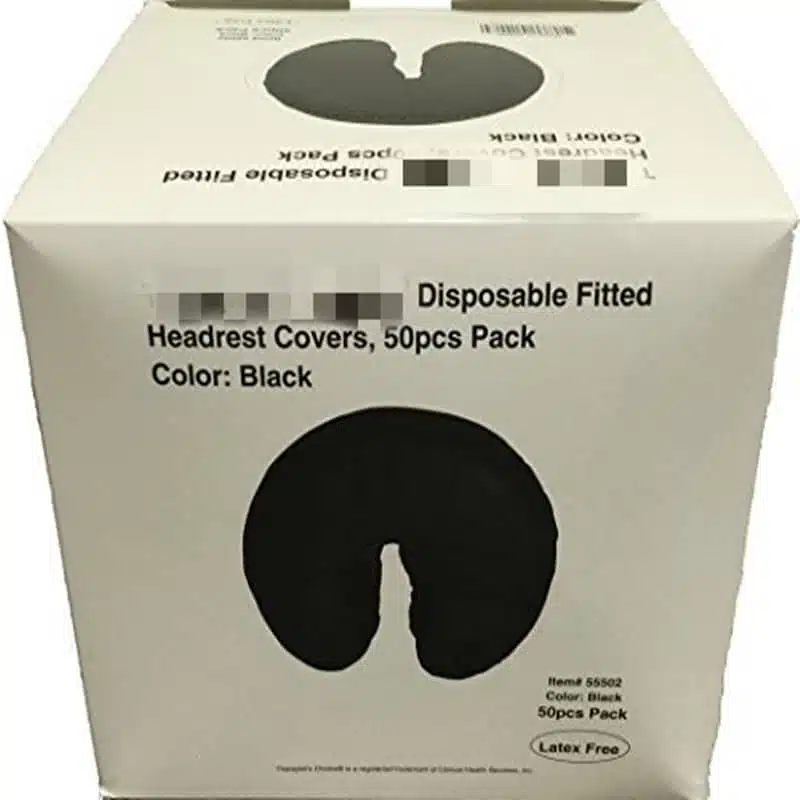 Disposable SMS fitted headrest cover for beauty salon - 画像 (4)