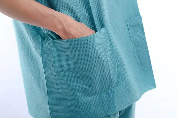 Disposable non woven SMS patient scrub suit for hospital — изображение 2
