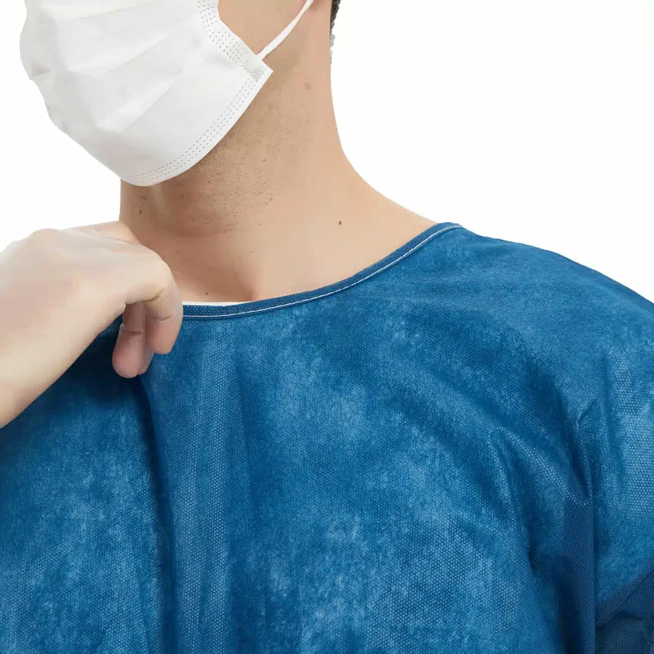Disposable non woven patient gown for hospital - Image 4