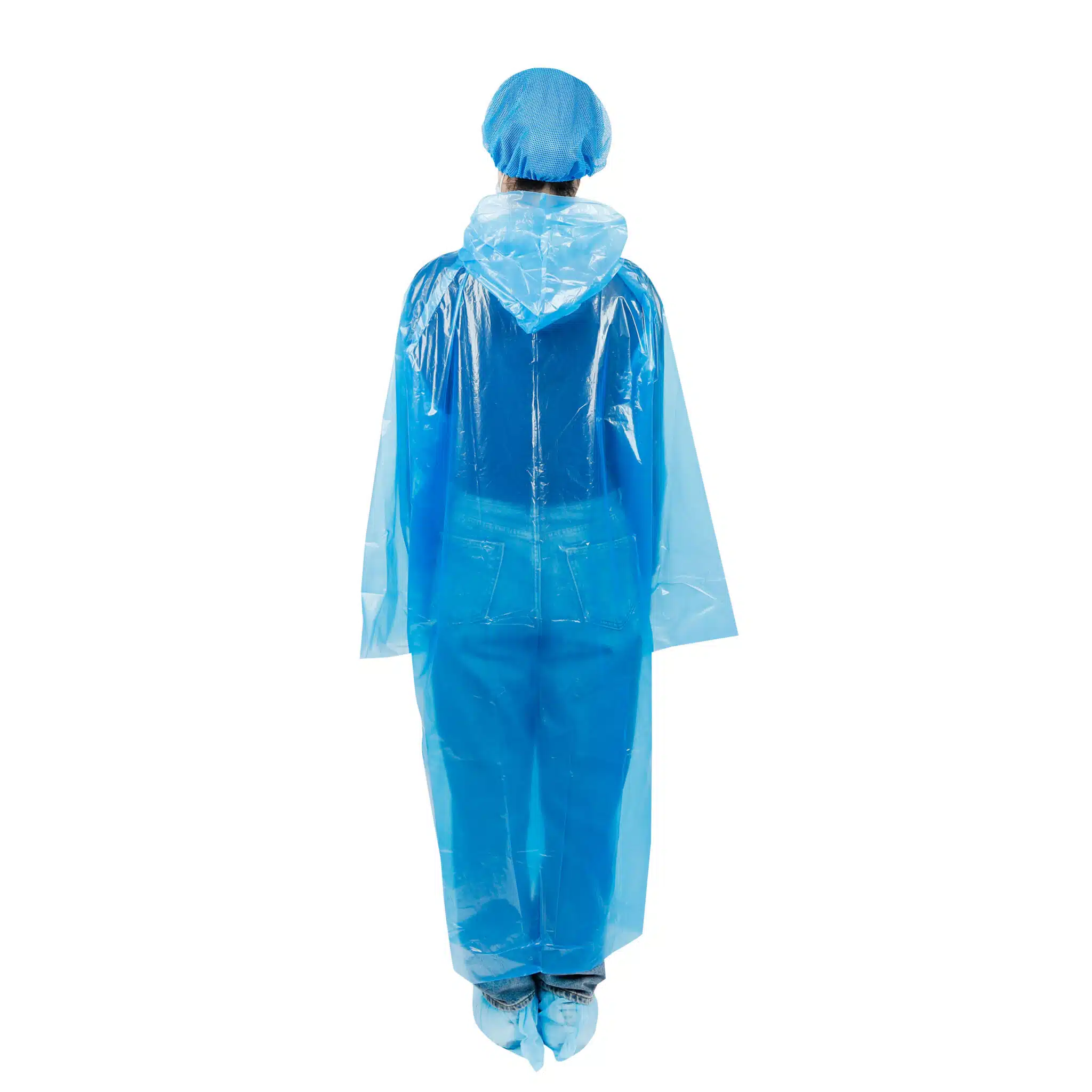 Plastic polyethylene lab visitor coats - Image 2
